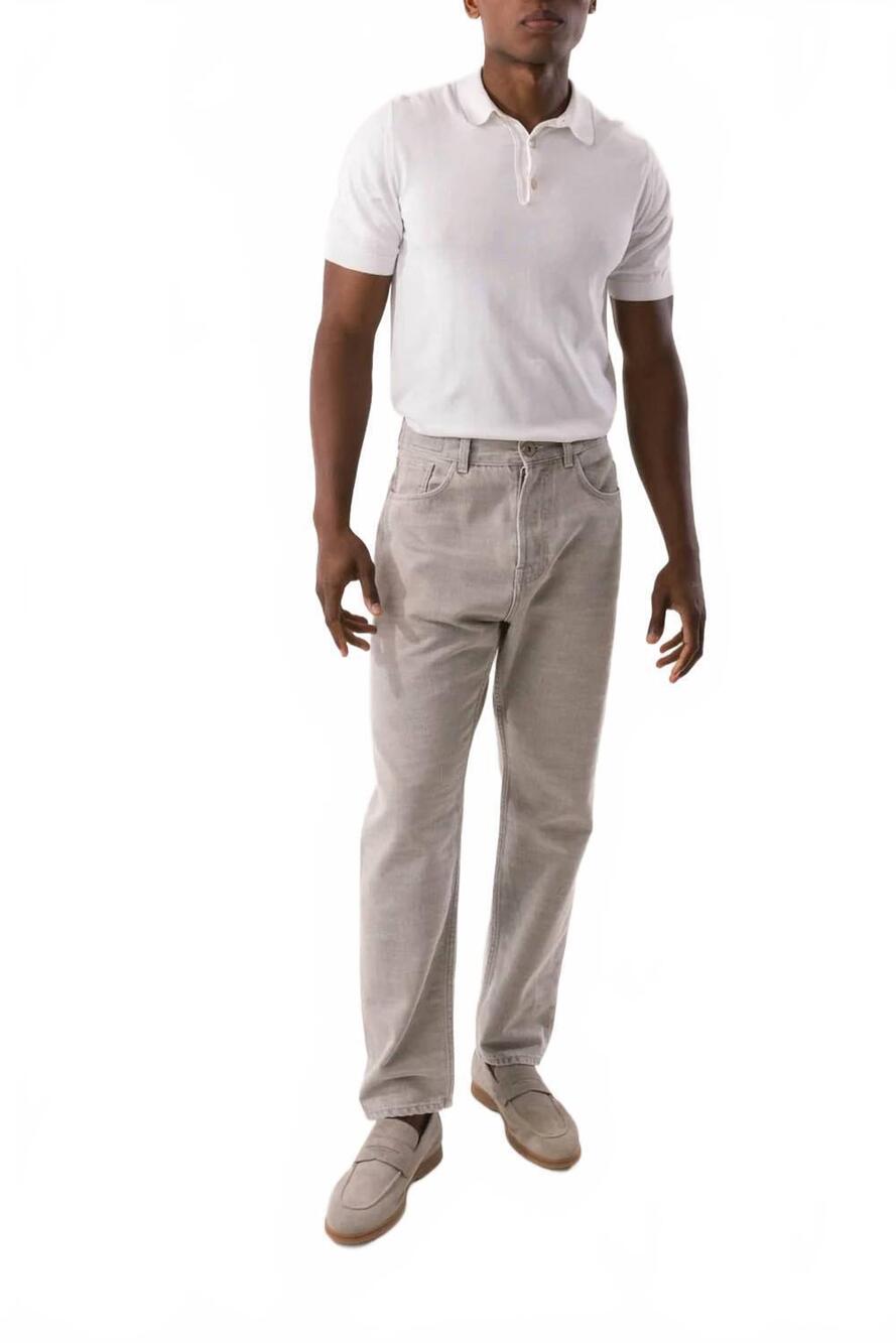 NEW ELEVENTY sea island cotton polo in white
